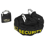Burg Wächter 14160 SKM Chain Lock 90cm Brass Plastic Sheath Double Lock