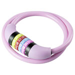 Burg Wächter 210C65 GIRLS Kids-Bike Lock Rose 65cm 4-Digit Combination