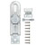 Burg Wächter 2171 Safety Hasp 40mm Weather-Proof Galvanized Double Joint