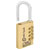 Burg Wächter 2261 Combi Lock Brass 40mm Robust 4-Wheel Padlock