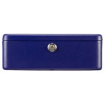 Burg Wächter 23160 Cash Box 310x110x235mm Blue with 2 Keys