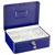 Burg Wächter 23160 Cash Box 310x110x235mm Blue with 2 Keys
