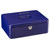 Burg Wächter 23160 Cash Box 310x110x235mm Blue with 2 Keys