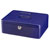 Burg Wächter 23160 Cash Box 310x110x235mm Blue with 2 Keys