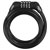 Burg Wächter 26401230 CASTLE GUARD Spiral Cable Lock Black Combination Lock