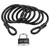 Burg Wächter 2660 Spiral Cable Lock Black Key Lock Aluminium Robust