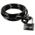 Burg Wächter 2660 Spiral Cable Lock Black Key Lock Aluminium Robust
