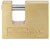 Burg Wächter 28591 Quadra Padlock 50mm Brass Stainless Steel Interior