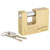 Burg Wächter 28680 Quadra Padlock Brass 70mm Solid Brass Body Keyed Different