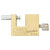 Burg Wächter 28681 Quadra Padlock Brass 70mm Stainless Steel Interior