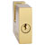 Burg Wächter 28681 Quadra Padlock Brass 70mm Stainless Steel Interior