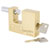 Burg Wächter 28681 Quadra Padlock Brass 70mm Stainless Steel Interior
