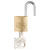 Burg Wächter 2951 Padlock Solid Brass Body 15mm Keyed-Different