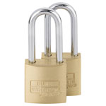 Burg Wächter 29961 CASTLE GUARD Padlock Set 20mm Brass Keyed Alike 2Pieces