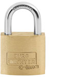 Burg Wächter 3001 Padlock 30mm Brass Body Keyed Different Solid Quality