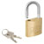 Burg Wächter 3001 Padlock 30mm Brass Body Keyed Different Solid Quality