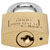 Burg Wächter 3001 Padlock 30mm Brass Body Keyed Different Solid Quality
