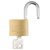 Burg Wächter 3011 C-Line Padlock Brass 40mm Hard Steel Double Lock