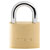 Burg Wächter 3011 C-Line Padlock Brass 40mm Hard Steel Double Lock