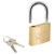 Burg Wächter 3021 C-Line Padlock 50mm Brass Keyed-Different Solid Brass