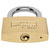 Burg Wächter 3031 Padlock Brass Body Hard Steel Bracket Double Locked