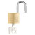 Burg Wächter 3041 C-Line Padlock 25mm Brass Keyed-Different Solid Brass