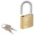Burg Wächter 3041 C-Line Padlock 25mm Brass Keyed-Different Solid Brass