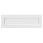 Burg Wächter 32470 PORTA 796 W Letter Plate Aluminium Steel White