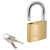 Burg Wächter 33661 C-Line Padlock 40mm Brass 6 Keys Steel Shackle