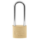 Burg Wächter 33681 C-Line Padlock Brass 40mm Steel-Hard Double Lock