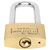 Burg Wächter 33681 C-Line Padlock Brass 40mm Steel-Hard Double Lock
