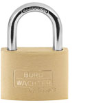 Burg Wächter 33691 C-Line Padlock 50mm Brass Body 6 Keys Included