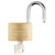 Burg Wächter 33691 C-Line Padlock 50mm Brass Body 6 Keys Included