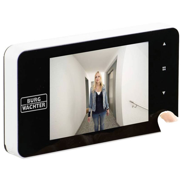 Burg Wächter 37370 Door eGuard DG 8200 TFT Spy Hole 4" Screen 25 I...