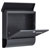 Burg Wächter 38215 SET VARIO 86720 Letterbox Steel Anthracite DIN C4