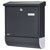 Burg Wächter 38215 SET VARIO 86720 Letterbox Steel Anthracite DIN C4