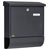 Burg Wächter 38215 SET VARIO 86720 Letterbox Steel Anthracite DIN C4