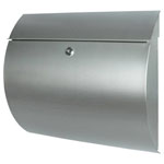 Burg Wächter 38640 TOSCANA 3856 Ni Stainless Steel Letterbox Silver Key