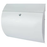 Burg Wächter 38650 Toscana 856 W Letterbox Galvanised Steel White