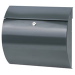 Burg Wächter 38660 Toscana Letterbox Galvanised Steel Anthracite Key