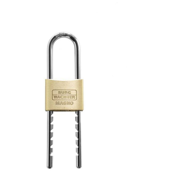 Burg Wächter 400E HB 50 Flex Padlock Brass Body Adjustable Height