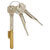 Burg Wächter 4481 E 7/3 SB Keyhole Blocker with 3 Keys for Extra Security
