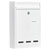 Burg Wächter 61010 POCKET 5871 W Steel Letterbox White with 2 Keys