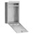 Burg Wächter 61020 Pocket Steel Letterbox Silver Galvanized 2 Keys