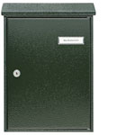 Burg Wächter 61070 LETTER 5832 GR Steel Letterbox Green Including 2 Keys