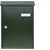 Burg Wächter 61070 LETTER 5832 GR Steel Letterbox Green Including 2 Keys