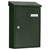 Burg Wächter 61070 LETTER 5832 GR Steel Letterbox Green Including 2 Keys