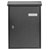 Burg Wächter 61080 Letterbox Steel Galvanised with Rain Roof & 2 Keys
