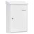 Burg Wächter 61090 LETTER 5832 Steel Letterbox White C4 Slot 2 Keys