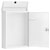 Burg Wächter 61090 LETTER 5832 Steel Letterbox White C4 Slot 2 Keys